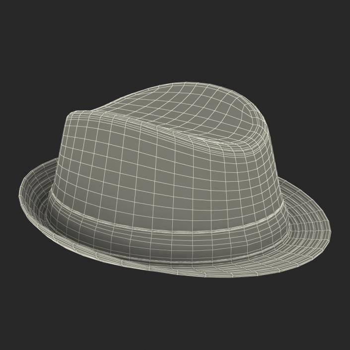 Mens Straw Hat 3D model