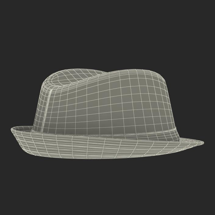 Mens Straw Hat 3D model