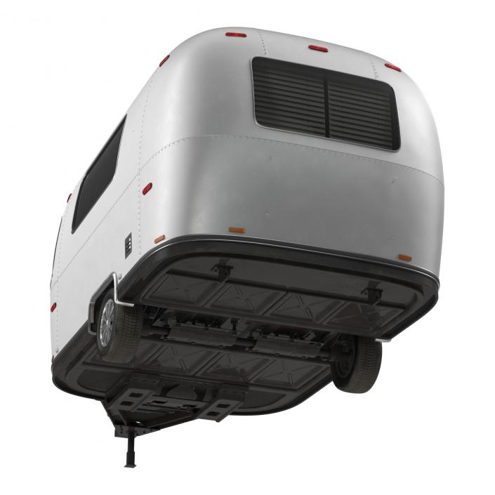 Retro Air Stream Recreational Vehicle Rigged 3D model