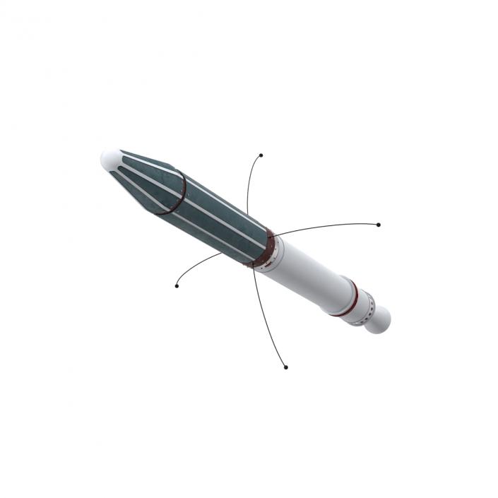 Explorer 1 First US Satellite 3D model