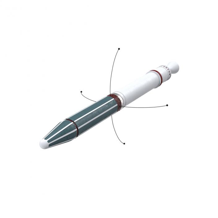 Explorer 1 First US Satellite 3D model