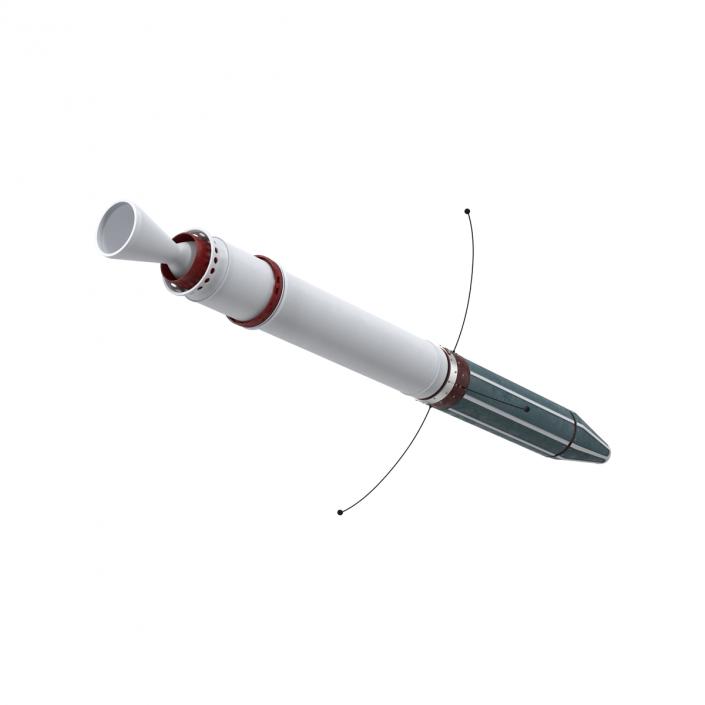 Explorer 1 First US Satellite 3D model