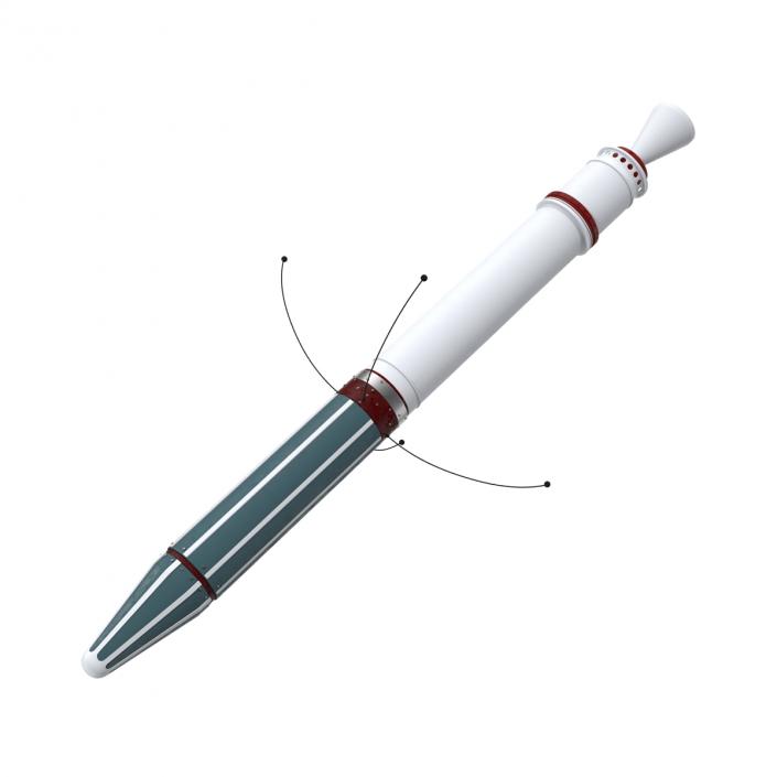 Explorer 1 First US Satellite 3D model