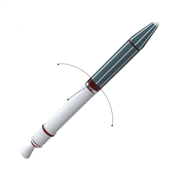 Explorer 1 First US Satellite 3D model