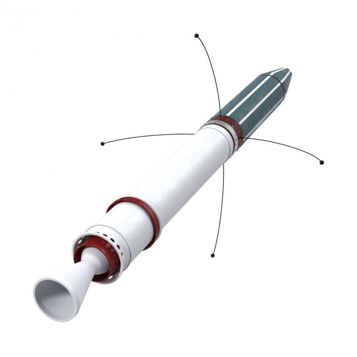 Explorer 1 First US Satellite 3D model