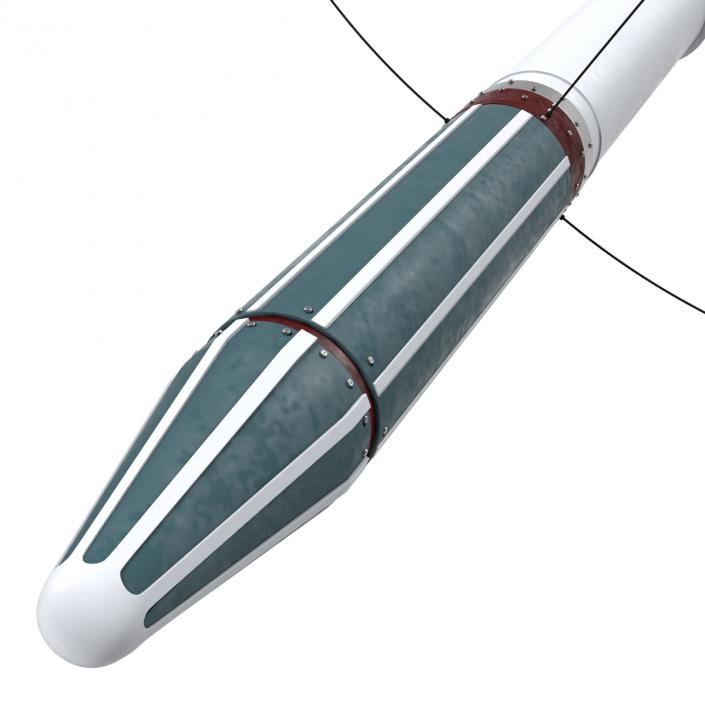 Explorer 1 First US Satellite 3D model