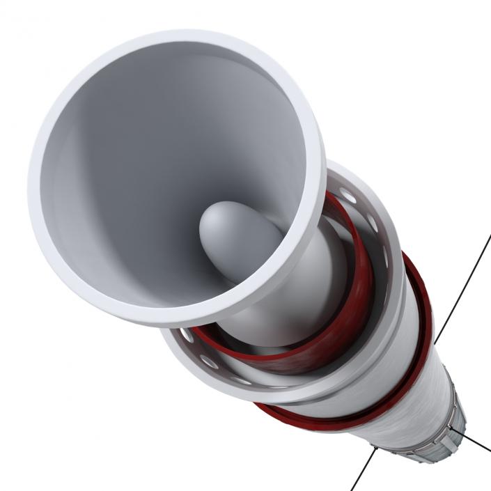 Explorer 1 First US Satellite 3D model