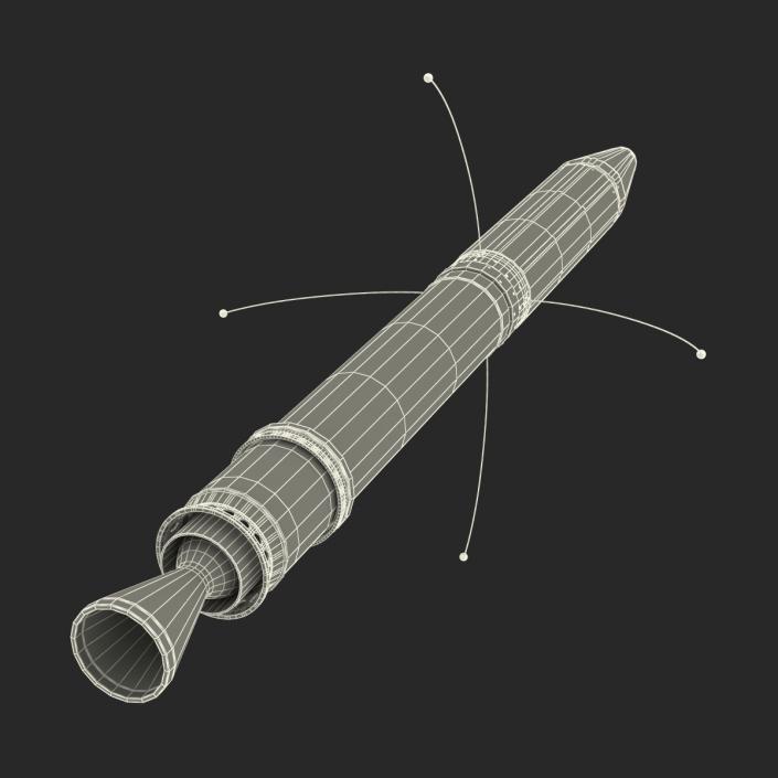 Explorer 1 First US Satellite 3D model