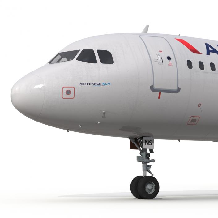 Airbus A321 Air France 3D