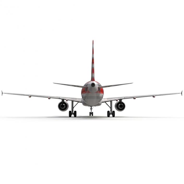 Airbus A321 American Airlines 3D model