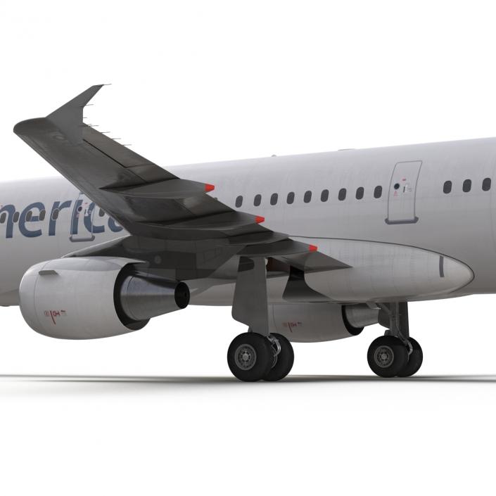 Airbus A321 American Airlines 3D model