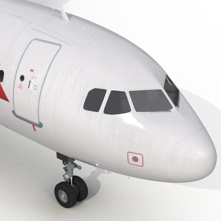 Airbus A321 American Airlines 3D model