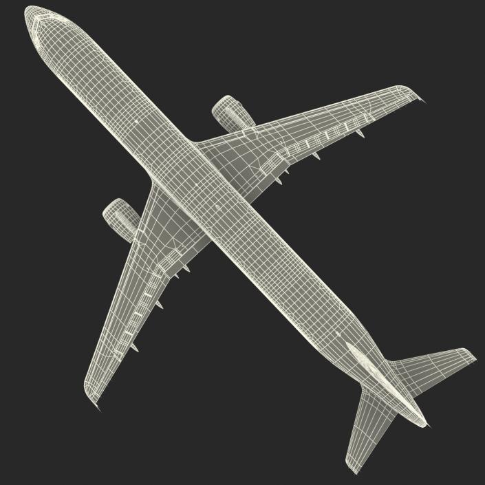 Airbus A321 American Airlines 3D model