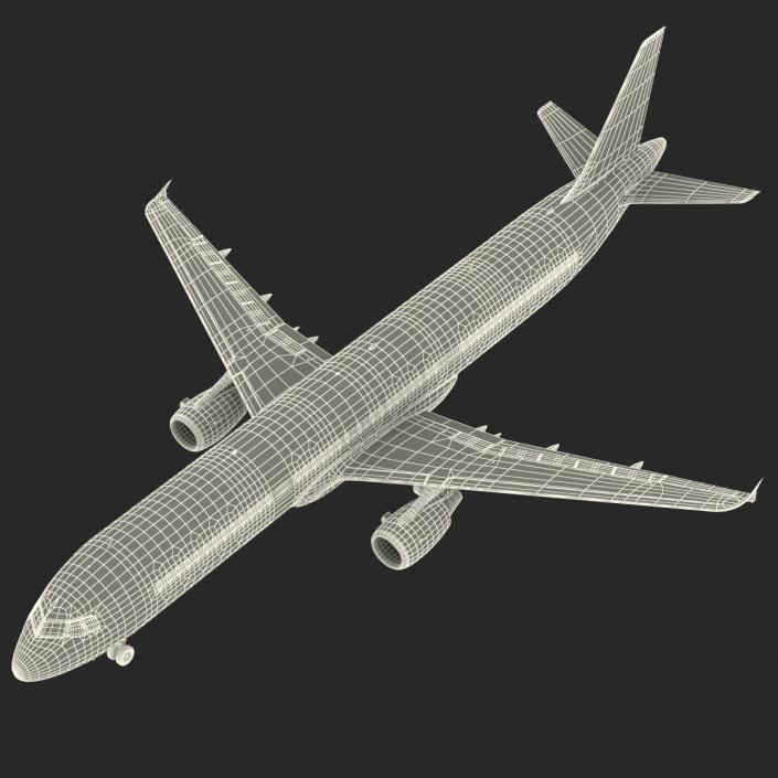 Airbus A321 American Airlines 3D model