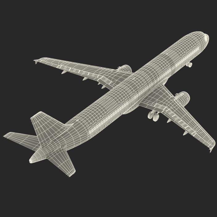 Airbus A321 American Airlines 3D model