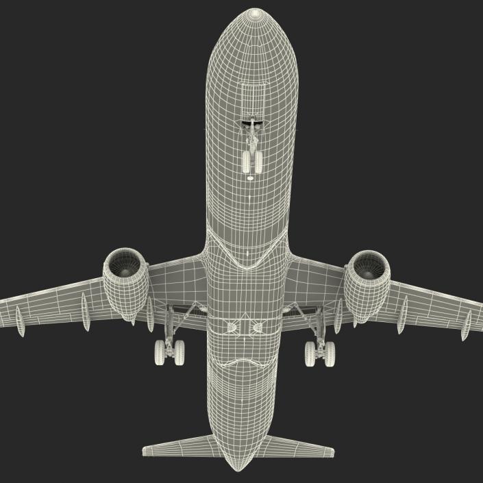 Airbus A321 American Airlines 3D model