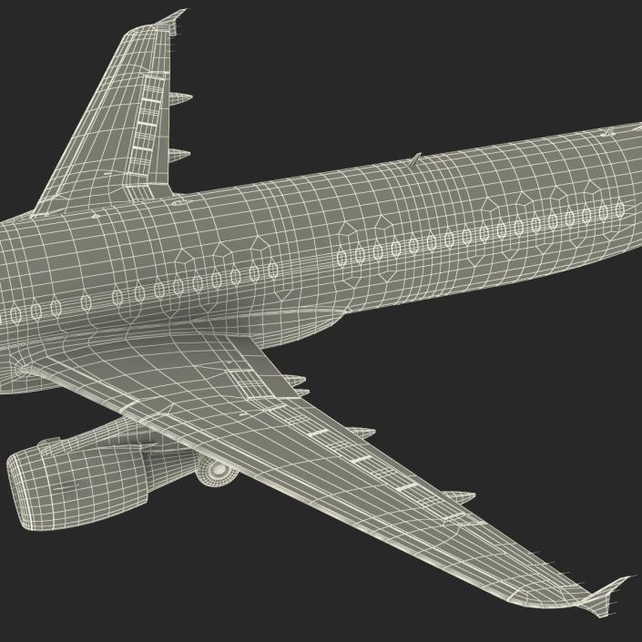 Airbus A321 American Airlines 3D model