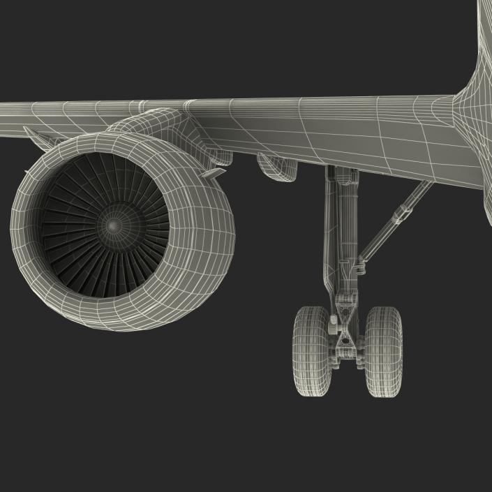 Airbus A321 American Airlines 3D model