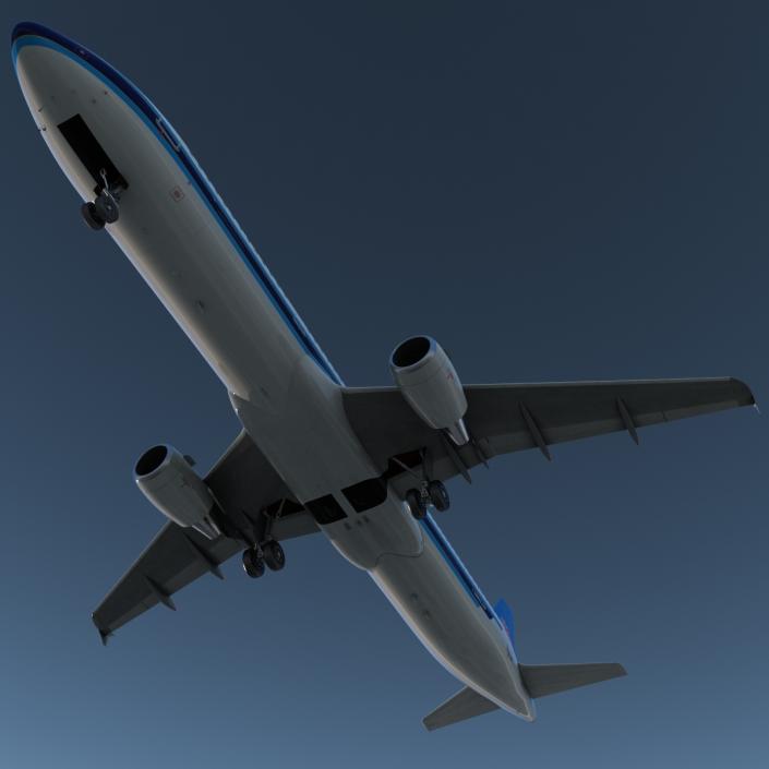 3D model Airbus A321 China Southern Airlines