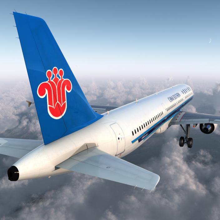 3D model Airbus A321 China Southern Airlines