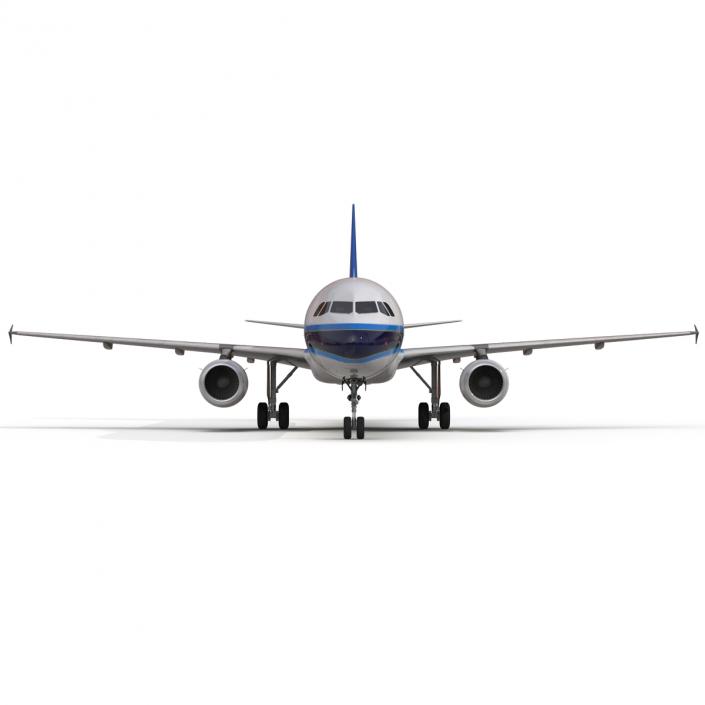 3D model Airbus A321 China Southern Airlines