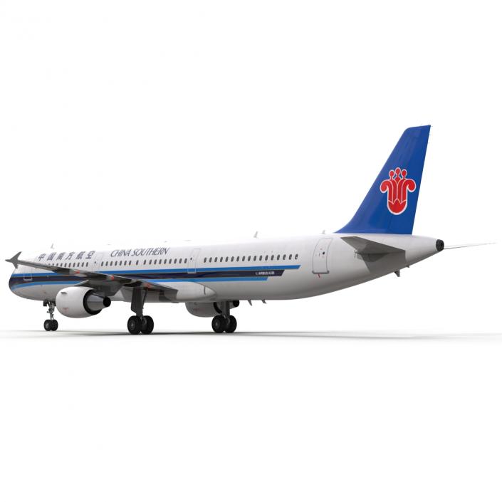 3D model Airbus A321 China Southern Airlines