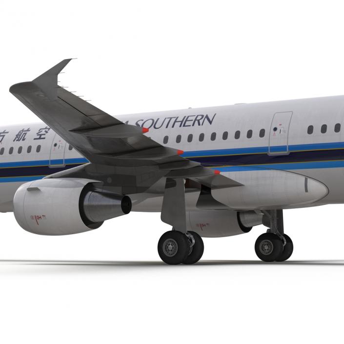 3D model Airbus A321 China Southern Airlines