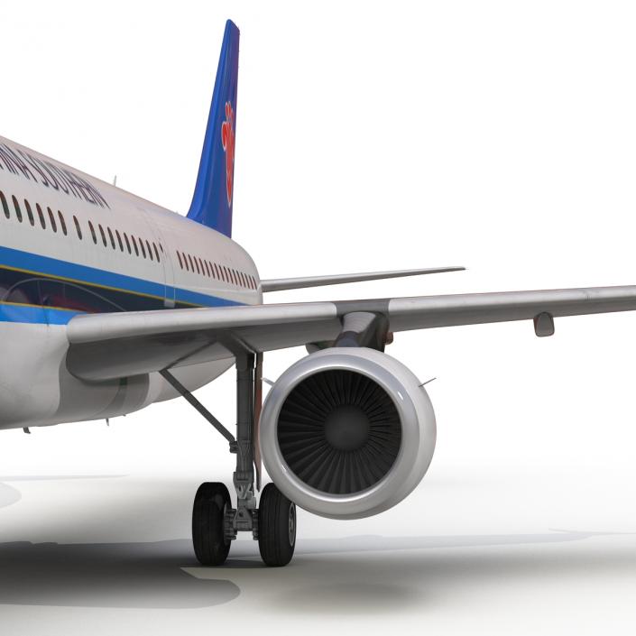 3D model Airbus A321 China Southern Airlines