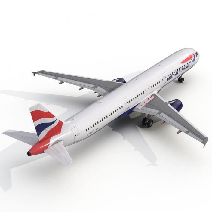 Airbus A321 British Airways 3D