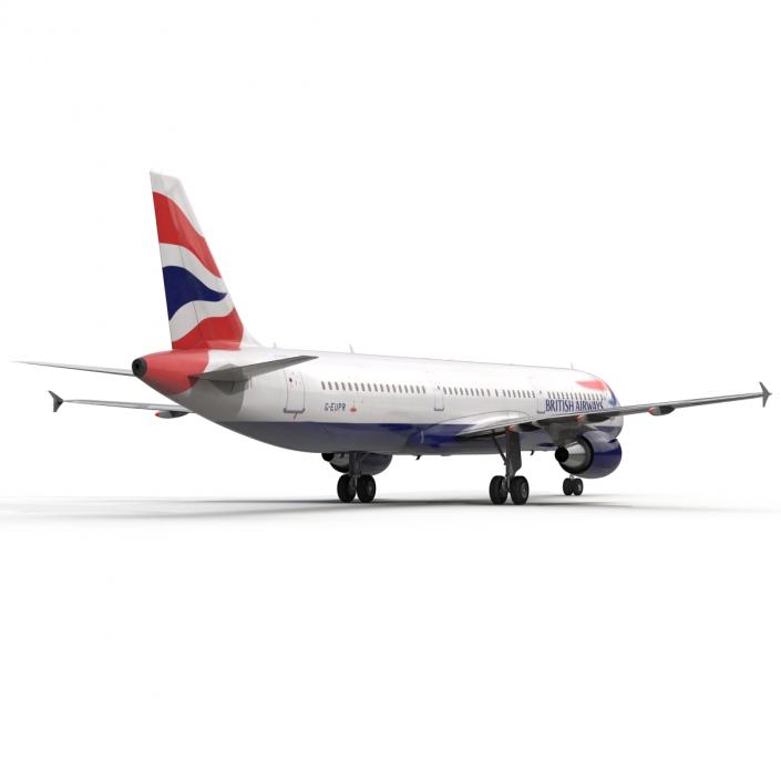 Airbus A321 British Airways 3D