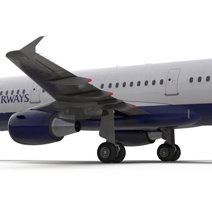 Airbus A321 British Airways 3D