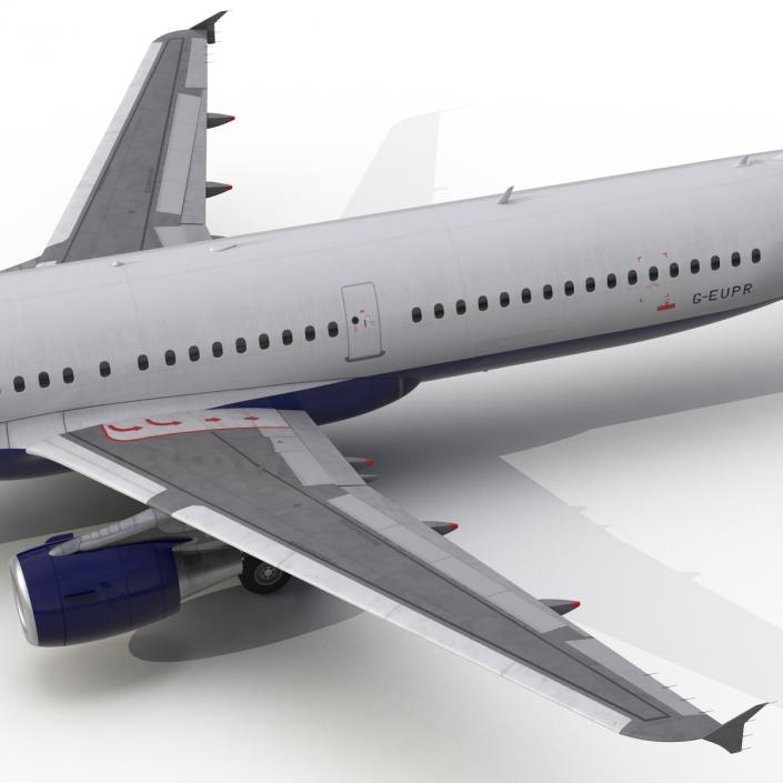 Airbus A321 British Airways 3D