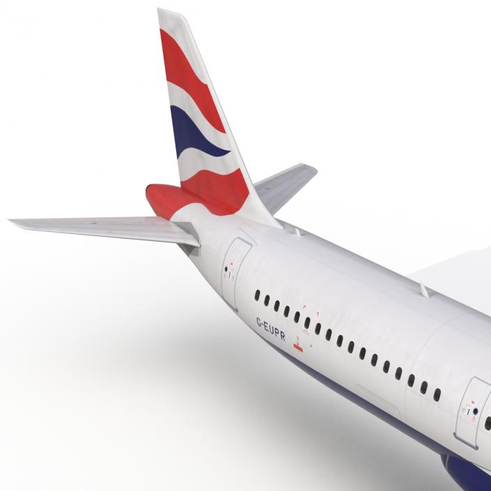 Airbus A321 British Airways 3D