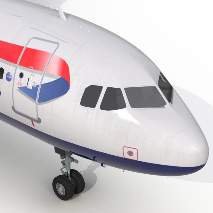 Airbus A321 British Airways 3D