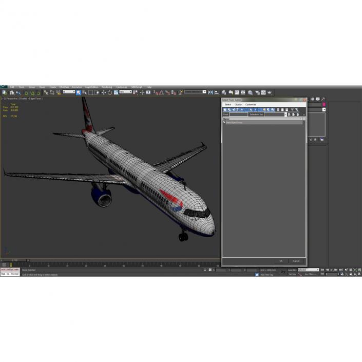 Airbus A321 British Airways 3D