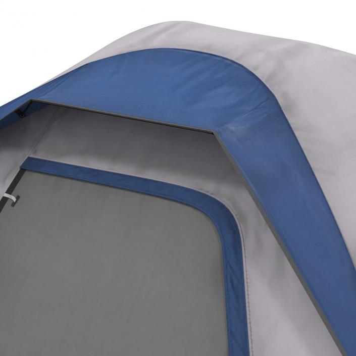 Camping Tent Blue 3D