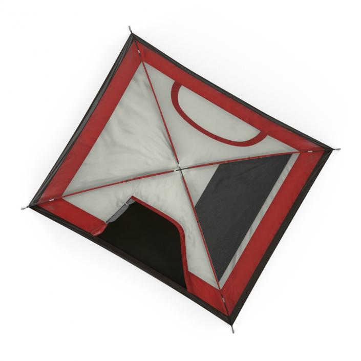 3D Dome Tent Red model