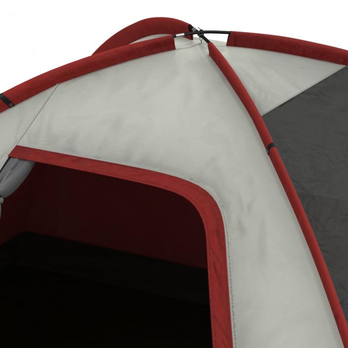 3D Dome Tent Red model