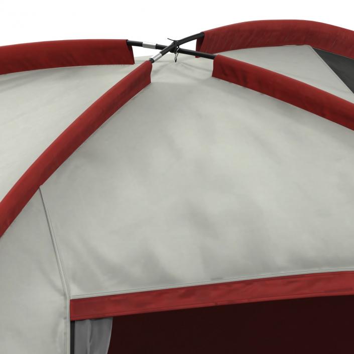 3D Dome Tent Red model