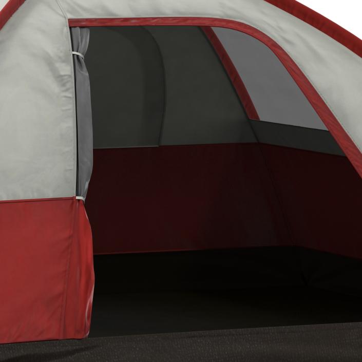 3D Dome Tent Red model