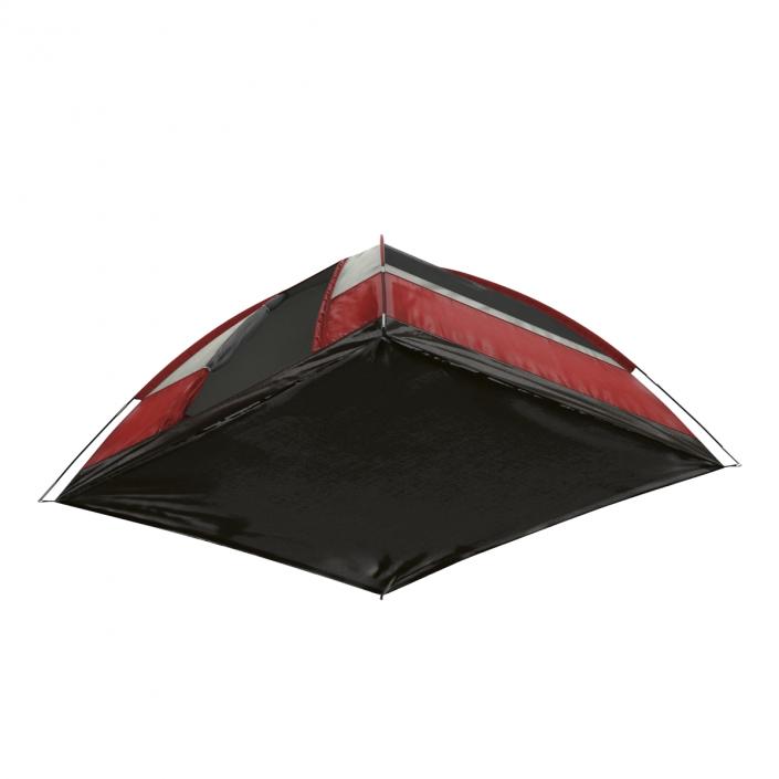 3D Dome Tent Red model