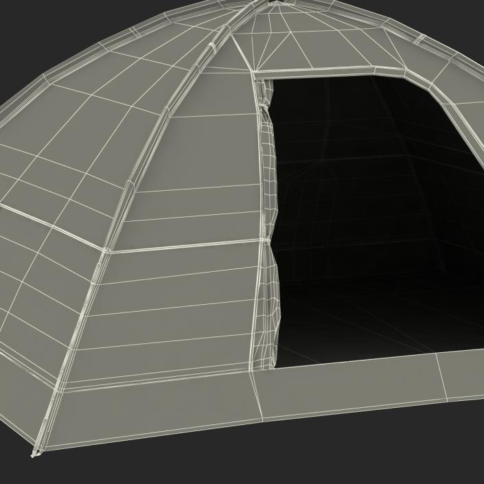 3D Dome Tent Red model