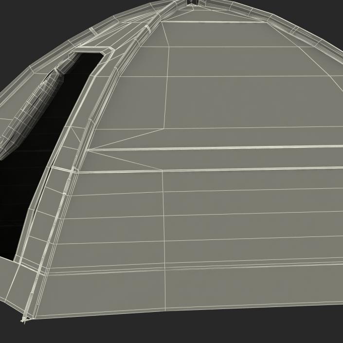 3D Dome Tent Red model