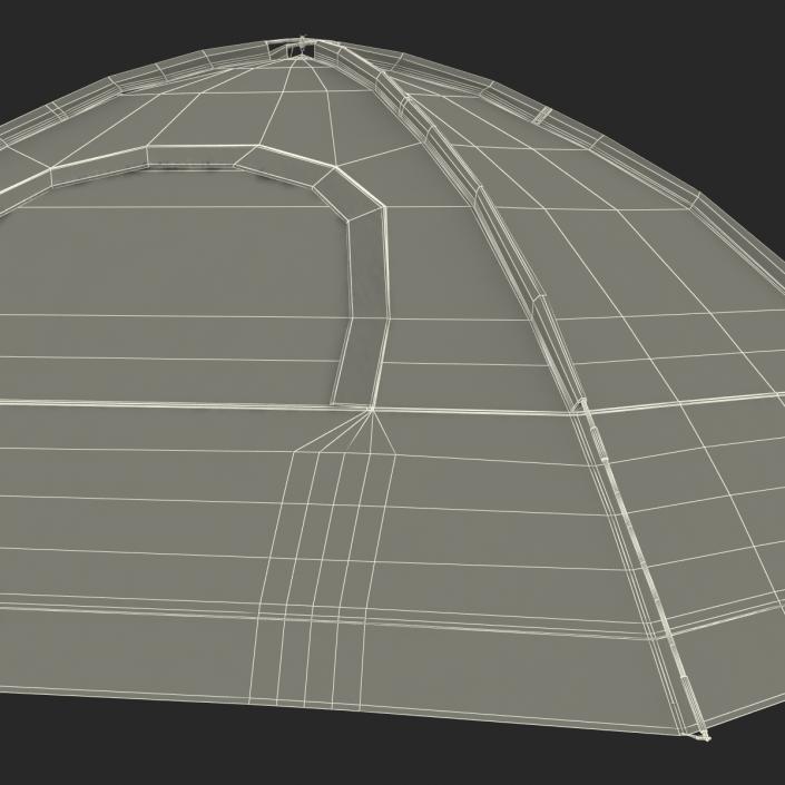 3D Dome Tent Red model