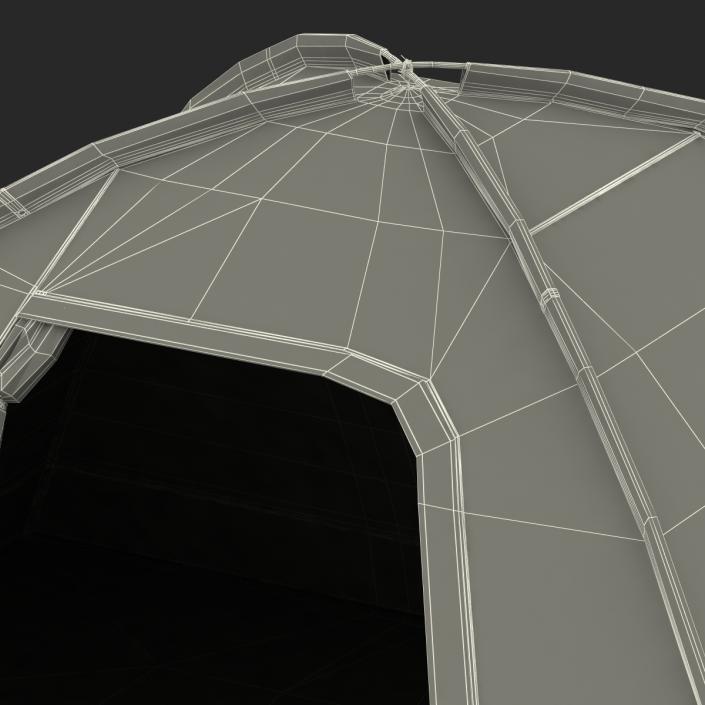 3D Dome Tent Red model