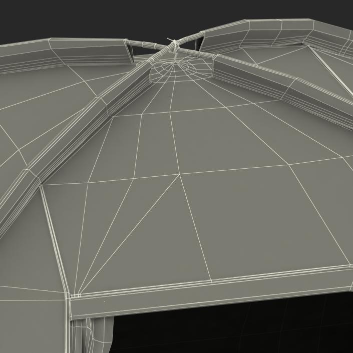 3D Dome Tent Red model