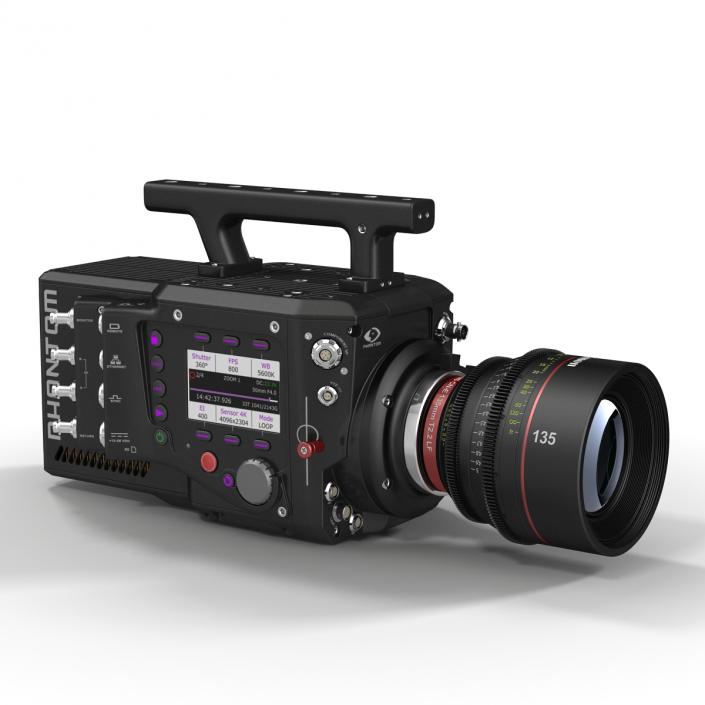 3D model High Speed Digital Camera Phantom Flex4K