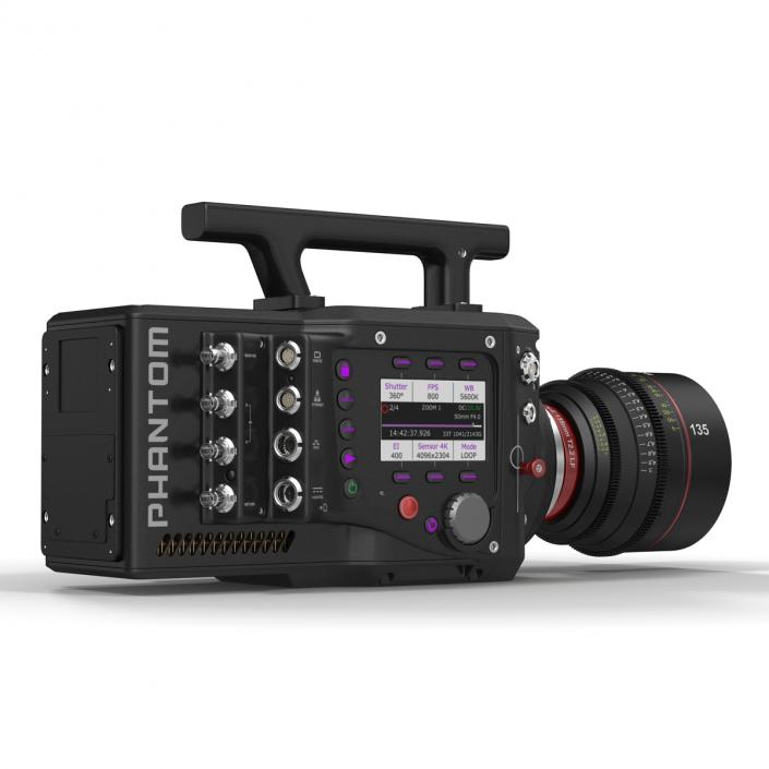 3D model High Speed Digital Camera Phantom Flex4K