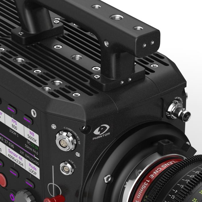 3D model High Speed Digital Camera Phantom Flex4K