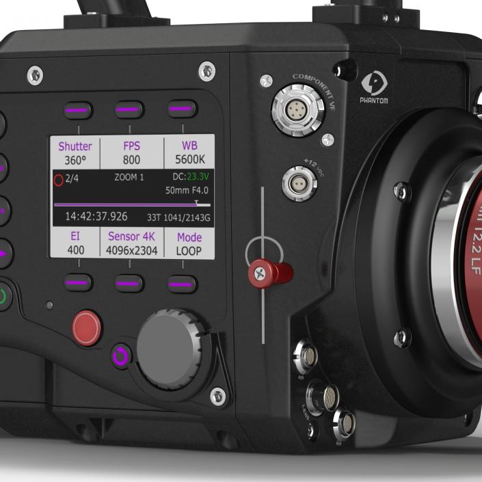 3D model High Speed Digital Camera Phantom Flex4K